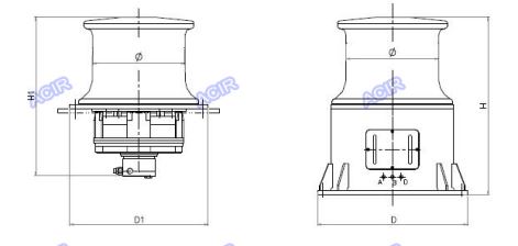 Drawings-of-Hydraulic-Mooring-Capstan