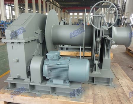 Electric-Hydraulic-Mooring-Winch-With-Single-Drum