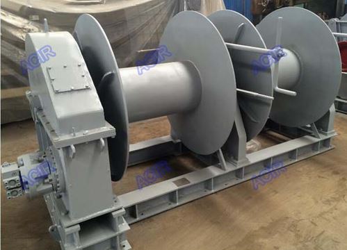 Electric-Hydraulic-Mooring-Winch-With-Double-Drum