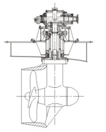 360 độ-Z-Type-Azimuth-Thruster-With-Faucet