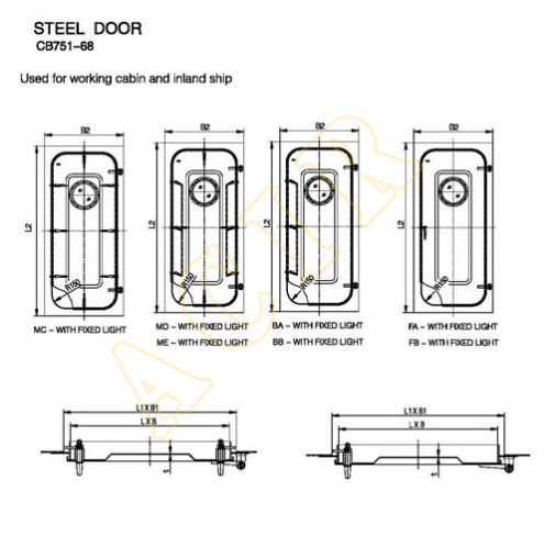 Marine-Steel-Door-Drawing-CB751-68