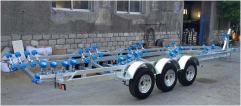 Galvanized-Steel-Rib-Boat-Trailer