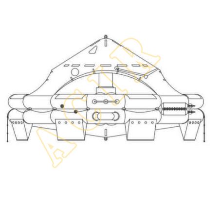 Canopied-Reversible-Inflatable-Life-Raft