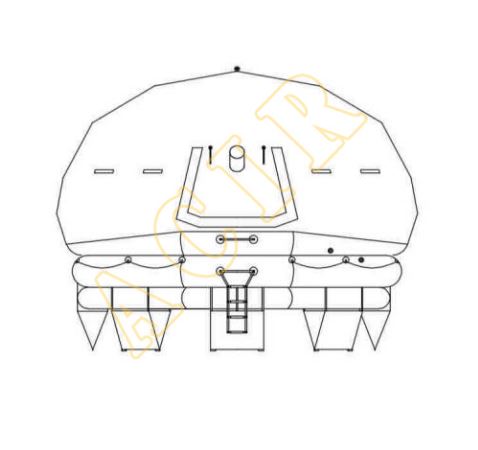 Self-Righting-Davit-Launched-Inflatable-Life-Raft