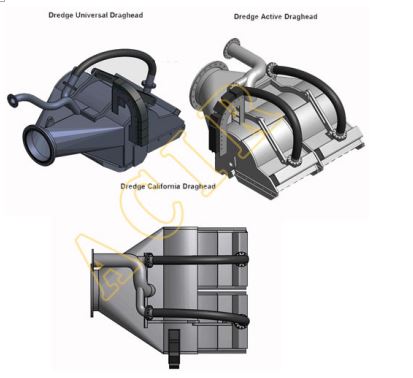 Universal-California-Active-Type-Dredge-Drag-Head