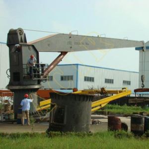 Marine Cố định Stiff Straight Boom Deck Crane