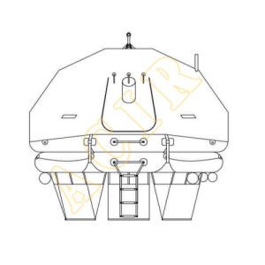 Davit tự khởi động phao cứu sinh