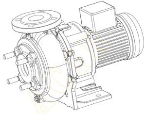 Unclogging Máy bơm nước thải biển